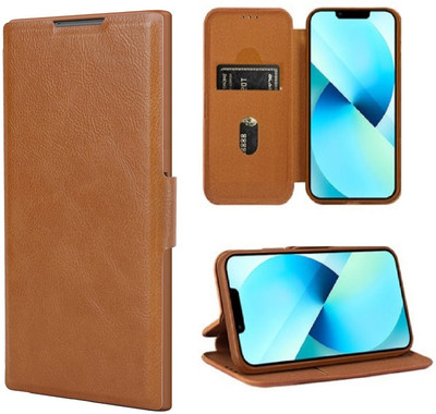 LIKECASE Flip Cover for OnePlus 13T 5G / One Plus 13T 5G(Brown, Grip Case, Pack of: 1)