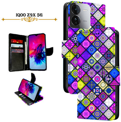 Mxkart Flip Cover for iQOO Z9X 5G(Purple, Pack of: 1)