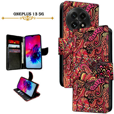 Vacko Flip Cover for OnePlus 13 5G(Red, Pack of: 1)