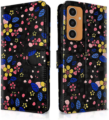 Pikkme Flip Cover for Samsung Galaxy S23 FE 5G(Black, Cases with Holder, Pack of: 1)
