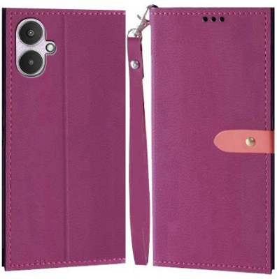 YAYAVAR Flip Cover for Redmi 13C 5G(Pink, Grip Case, Pack of: 1)