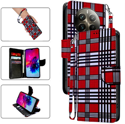 SALGO Flip Cover for Realme P1 5G(Red, Pack of: 1)