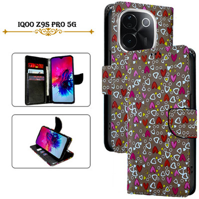 Asmart Flip Cover for iQOO Z9s Pro 5G(Brown, Pack of: 1)