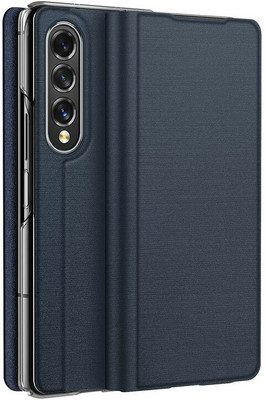 LIKECASE Flip Cover for Samsung Galaxy Z Fold4 5G(Blue, Rugged Armor, Pack of: 1)