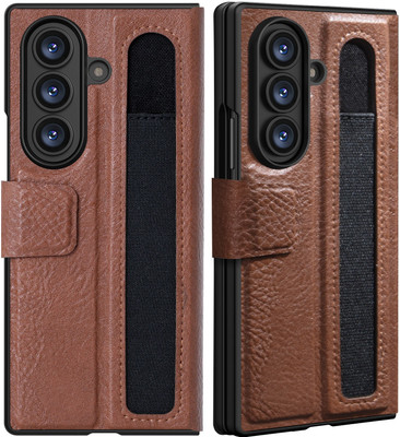 Nillkin Flip Cover for Samsung Galaxy Z Fold 7 5G(Brown, Shock Proof, Pack of: 1)