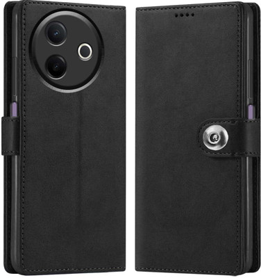 Fabron Flip Cover for vivo Y39 5G(Black, Dual Protection, Pack of: 1)