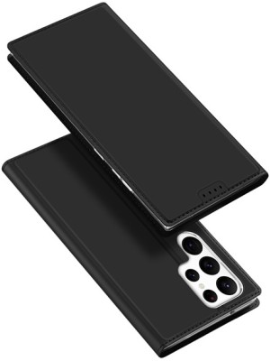 Elica Flip Cover for Samsung Galaxy S23 Ultra 5G(Black, Hard Case, Pack of: 1)