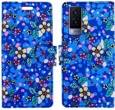 Realgo Flip Cover for Vivo V21e 5G(Blue, Pack of: 1)