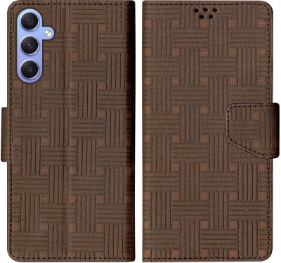 SBMS Flip Cover for Samsung Galaxy M13 4G(Brown, Shock Proof, Pack of: 1)