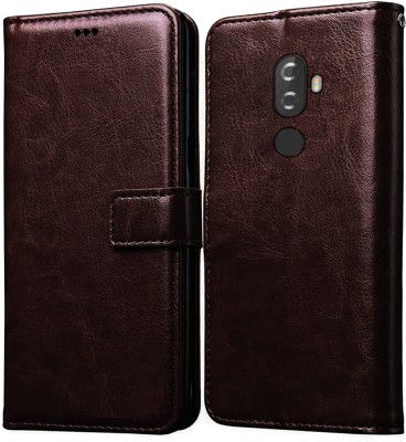 Insta Style Flip Cover for Lenovo K8 Note(Brown, Magnetic Case, Pack of: 1)