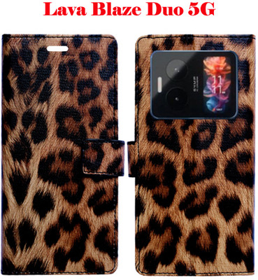 Mxkart Flip Cover for Lava Blaze Duo 5G(Multicolor, Pack of: 1)