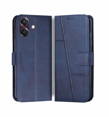 Soul Flip Cover for OPPO A3 5G, REDMI A3X(Blue, Magnetic Case)
