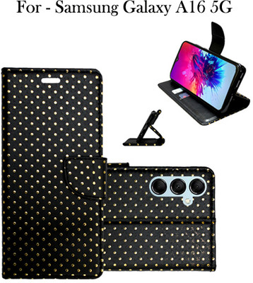 Toklot Flip Cover for Samsung Galaxy A16 5G(Black, Pack of: 1)