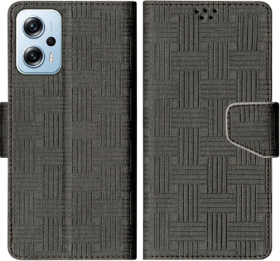 korumacase Flip Cover for Redmi K50i 5G(Black, Shock Proof, Pack of: 1)