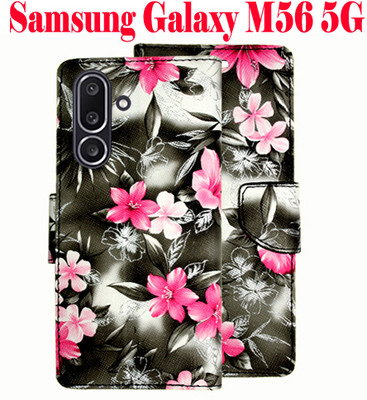 Toklot Flip Cover for Samsung Galaxy M56 5G(Black, Pack of: 1)