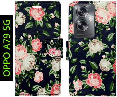 Toklot Flip Cover for OPPO A79 5G(Black, Pack of: 1)