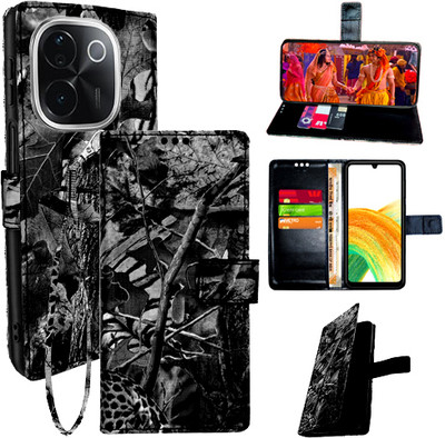 Toklot Flip Cover for iQOO Z9s Pro 5G(Black, Pack of: 1)