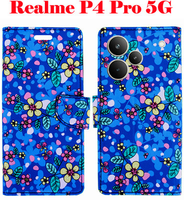 Mxkart Flip Cover for Realme P4 Pro 5G(Blue, Pack of: 1)