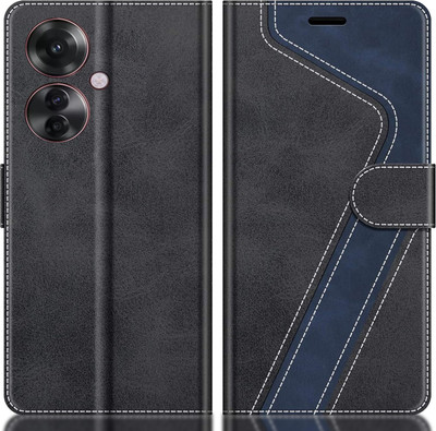 CYOR Flip Cover for OPPO F25 PRO 5G(Black, Multicolor, Dual Protection, Pack of: 1)