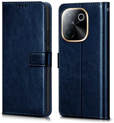 Chaseit Flip Cover for vivo T3 Pro 5G(Blue, Dual Protection, Pack of: 1)