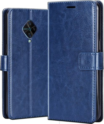 CYOR Flip Cover for VIVO S1 PRO(Blue, Pack of: 1)