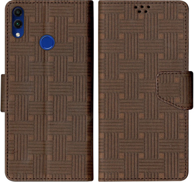 SBMS Flip Cover for Honor 10 Lite(Brown, Shock Proof, Pack of: 1)