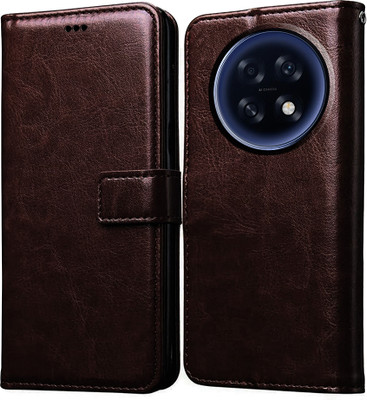 Casotec Flip Cover for Oppo F31 Pro Plus 5G(Brown, Pack of: 1)