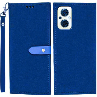 Wynhard Flip Cover for OPPO F21s Pro 5G(Blue, Grip Case, Pack of: 1)