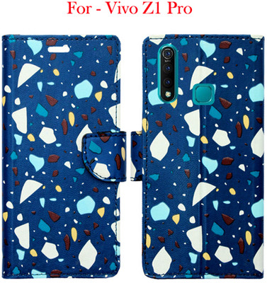 Toklot Flip Cover for Vivo Z1 Pro(Blue, Pack of: 1)