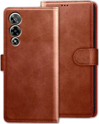 Xester Flip Cover for LAVA STROM 5G |Vegan PU Leather |Foldable Stand & Pocket |Magnetic Closure(Brown, Dual Protection, Pack of: 1)