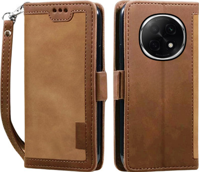 GoPerfect Flip Cover for Oppo F29 Pro 5G(Brown, Dual Protection, Pack of: 1)