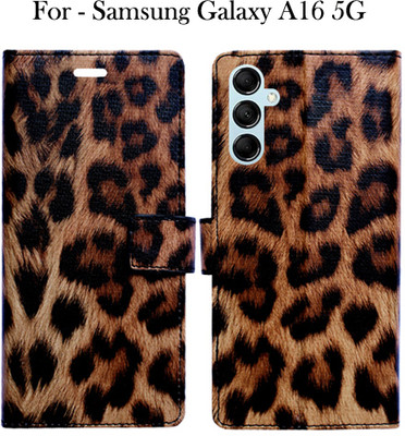 Toklot Flip Cover for Samsung Galaxy A16 5G(Brown, Pack of: 1)