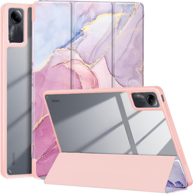Proelite Flip Cover for Redmi Pad SE 11 inch Transparent Case Support Auto Sleep Wake Function(Multicolor)