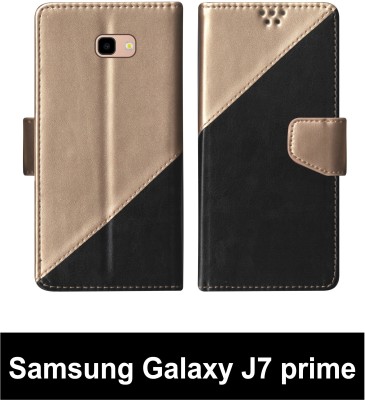 Telecase Flip Cover for Samsung Galaxy J7 prime Multicolor(Black, Shock Proof, Pack of: 1)