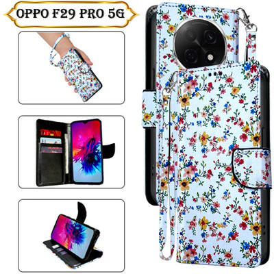 Cutemart Flip Cover for OPPO F29 Pro 5G(White, Pack of: 1)