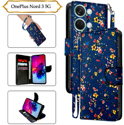 Cutemart Flip Cover for OnePlus Nord 3 5G(Blue, Pack of: 1)