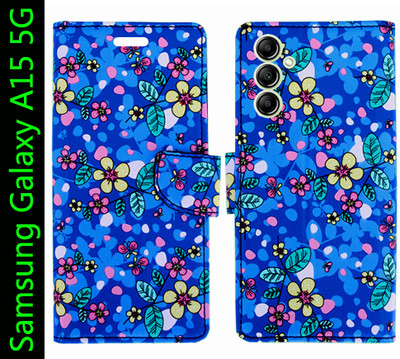 Toklot Flip Cover for Samsung Galaxy A15 5G(Blue, Pack of: 1)