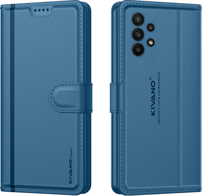 KIVANO LUXE Flip Cover for Samsung Galaxy A33 5G(Blue, Magnetic Case, Pack of: 1)