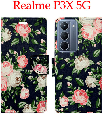 Shanno Enterprises Flip Cover for Realme P3X 5G(Black, Pack of: 1)