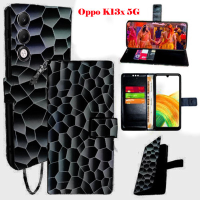 Mxkart Flip Cover for OPPO K13x 5G(Brown, Pack of: 1)