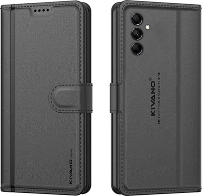 KIVANO LUXE Flip Cover for Samsung Galaxy M14 5G(Black, Magnetic Case, Pack of: 1)