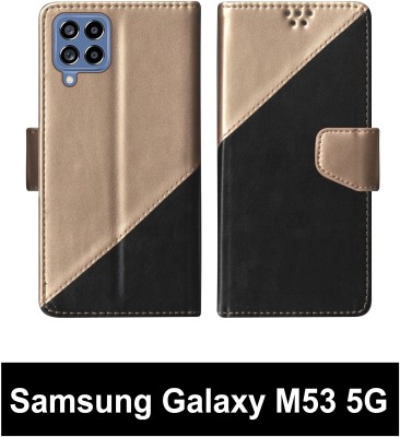 SScase Flip Cover for Samsung Galaxy M53 5G Multicolor(Black, Shock Proof, Pack of: 1)