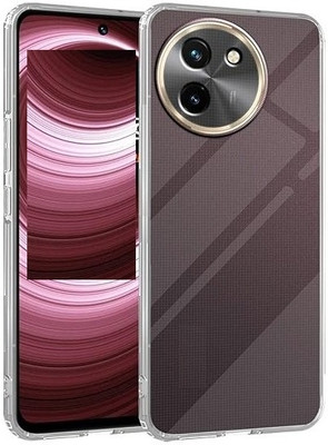 Phone Back Cover Flip Cover for Vivo T3x 5G(Transparent, White, Grip Case, Pack of: 1)