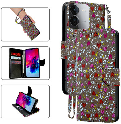 Cutemart Flip Cover for iQOO Z9X 5G(Brown, Pack of: 1)