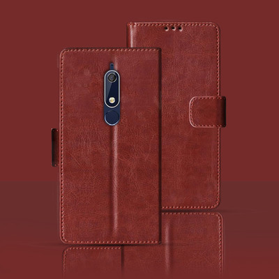 Kalua Mall Flip Cover for Nokia 5.1(Maroon, Magnetic Case, Pack of: 1)