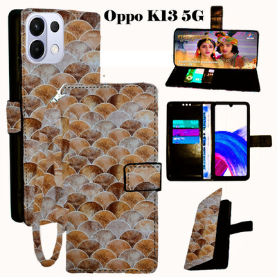 Realgo Flip Cover for Oppo K13 5G(Yellow, Pack of: 1)