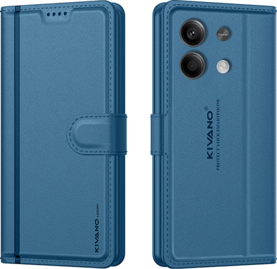 KIVANO LUXE Flip Cover for Redmi Note 13 5G(Blue, Magnetic Case, Pack of: 1)