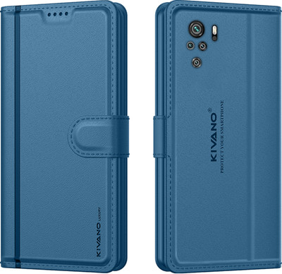KIVANO LUXE Flip Cover for Redmi Note 10 / Redmi Note 10s(Blue, Magnetic Case, Pack of: 1)