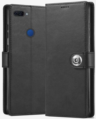 ComboArt Flip Cover for Lenovo K5,K5s(Black, Camera Bump Protector, Pack of: 1)