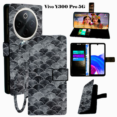 Shanno Enterprises Flip Cover for Vivo Y300 Pro 5G(Black, Pack of: 1)